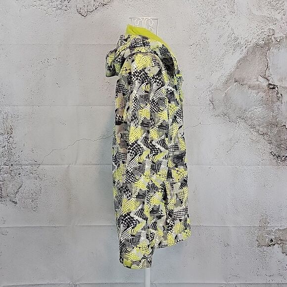 REI geometric print outer shell zip up jacket Boys Size L - Picture 5 of 11